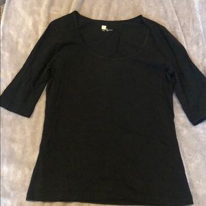 Gap, black, 3/4 sleeves  shirt